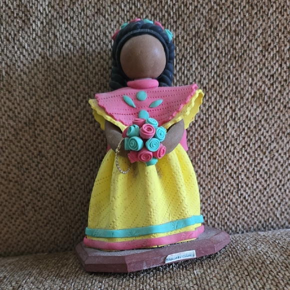 Muneca Lime - Dominican Faceless Doll - Vintage Collectible - EUC - Picture 1 of 10